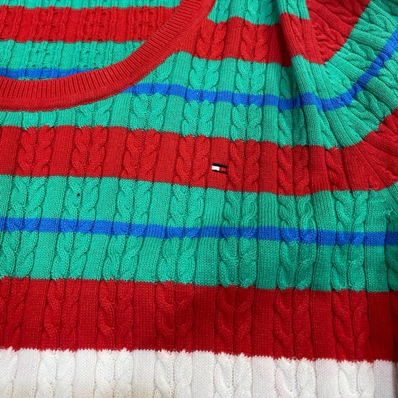 NWOT Tommy Hilfiger Sz Large Multi Colored Long Sleeves Sweater. - Picture 6 of 8